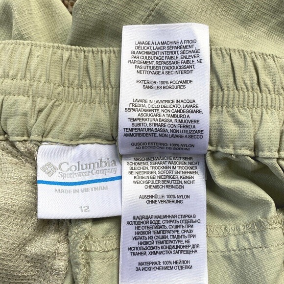 Columbia Psych to Hike Women Shorts - Lightweight Omni-Shade- Size 12 - Picture 11 of 11